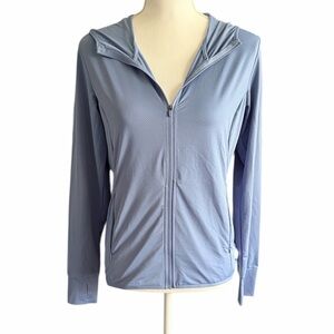 Libin Light Blue Zip-Up Hoodie size XS